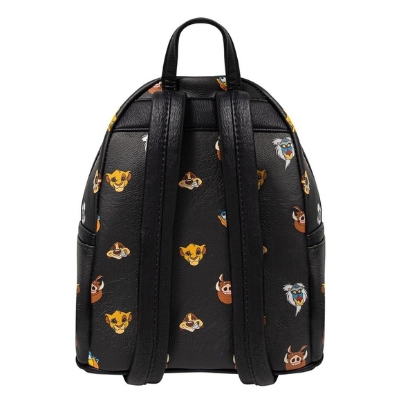NWT LOUNGEFLY‎ DISNEY The Lion King Cartoon Character Print Mini Backpack main image 4